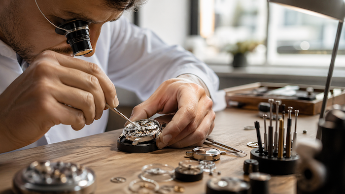 Часовой механизм в мастерской InfoNetworker Watch Repair